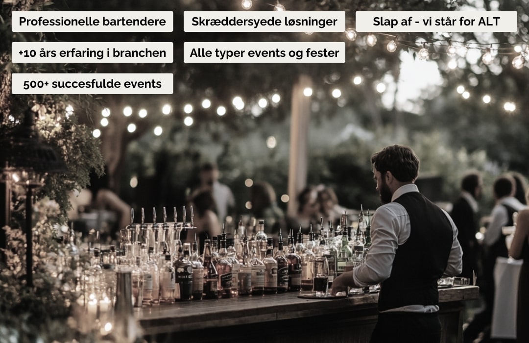 Lej en bartender Aalborg